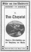 Das Thayatal - Bilder aus dem Waldviertel